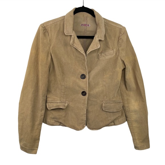 Hudson Jeans Jackets & Blazers - Hudson Jeans Corduroy Brown Long Sleeve Button Down Jacket Women’s Size M. T